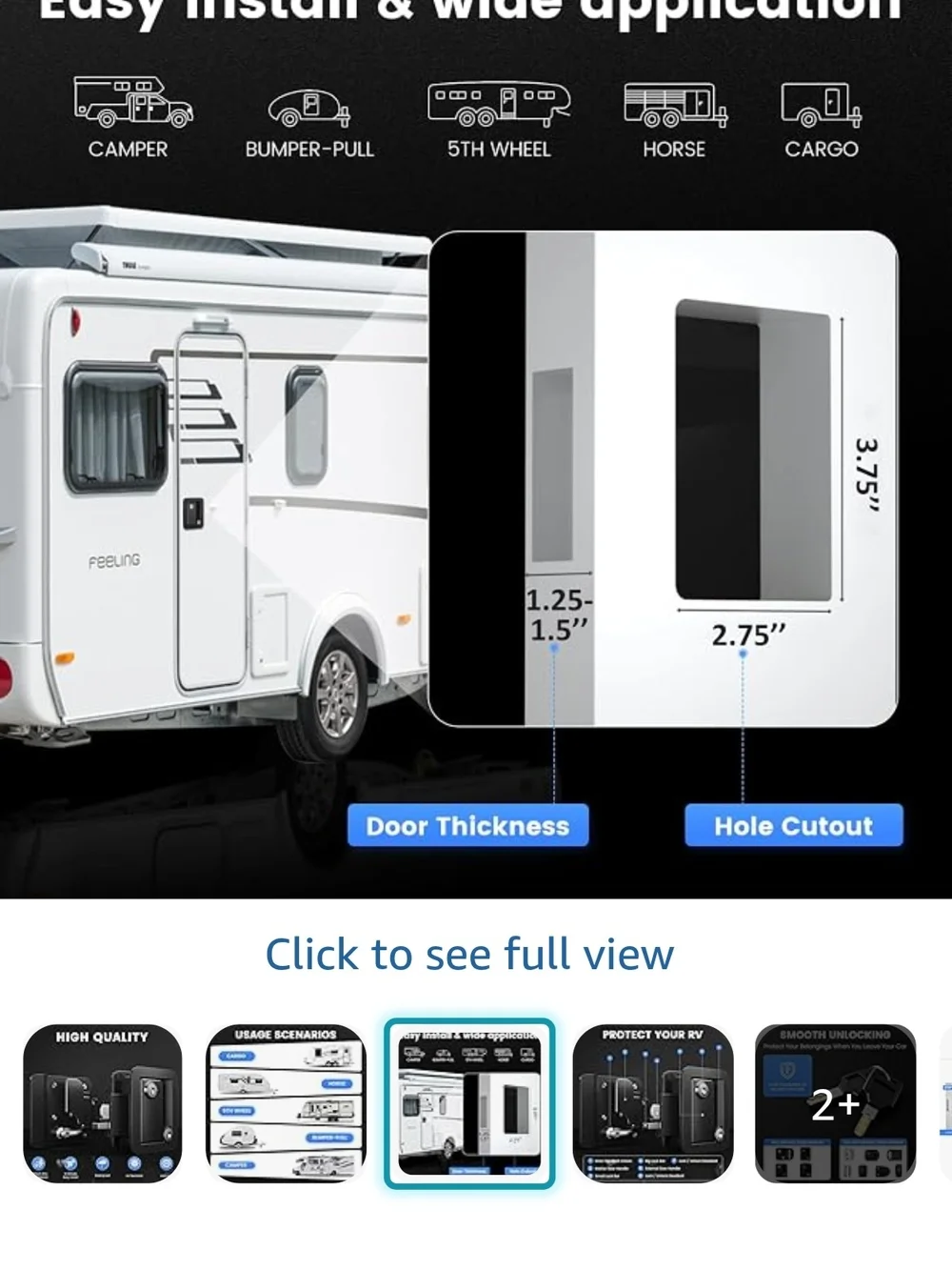 2 Locks Same Key Camper Door Look With Deadbolt (35)